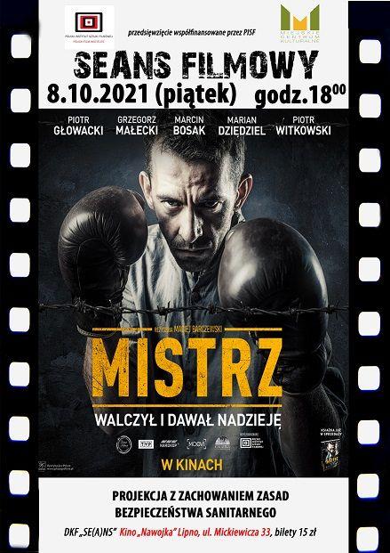 DKF „Se(a)ns” zaprasza 8 października  o godz. 18:00 na film „MISTRZ” 