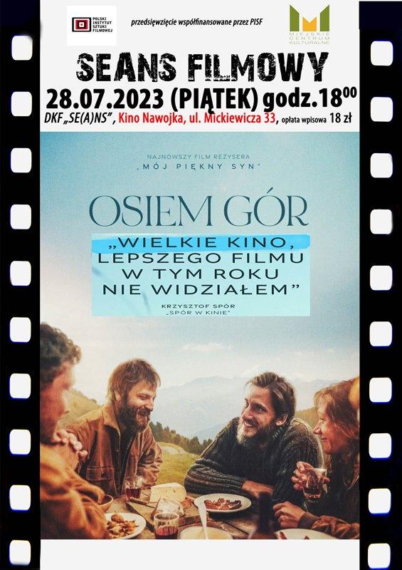 DKF ZAPRASZA do Kina Nawojka w piątek 28 lipca o godz. 18:00 na mocne i piękne włoskie kino: „OSIEM GÓR”